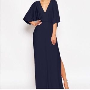 NWT ASOS tall kimono maxi plunge maxi dress